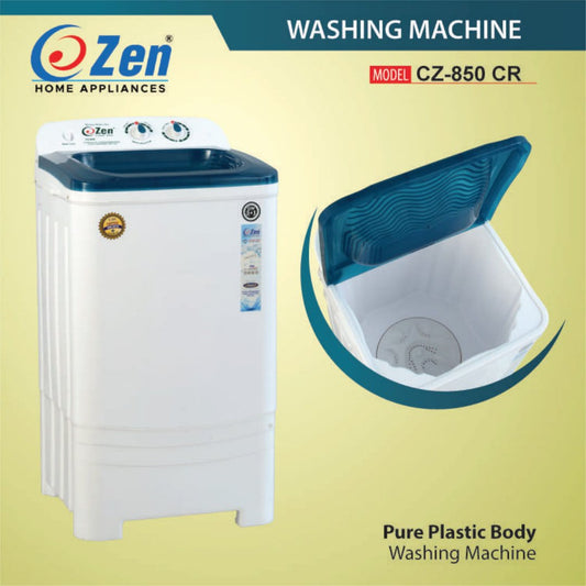 Zen CZ-850 CR 8.5kg Washing Machine – Efficient & Durable Laundry Solution