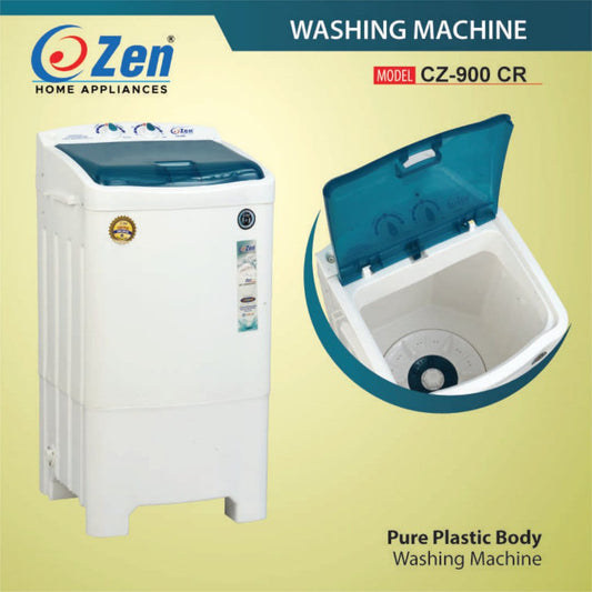 Zen CZ-900 CR 9kg Washing Machine – Efficient & Spacious