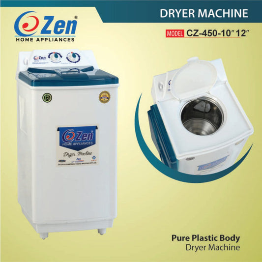Zen Home CZ-450 10"12 Plastic Body Dryer Machine