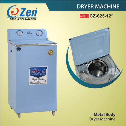 Zen CZ-625 12kg metal Body Garment Dryer – Powerful, Efficient & User-Friendly
