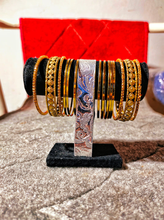 Dainty dozen Bangles and 4 cuffs– Flat 50% Off on Light & Stylish Picks