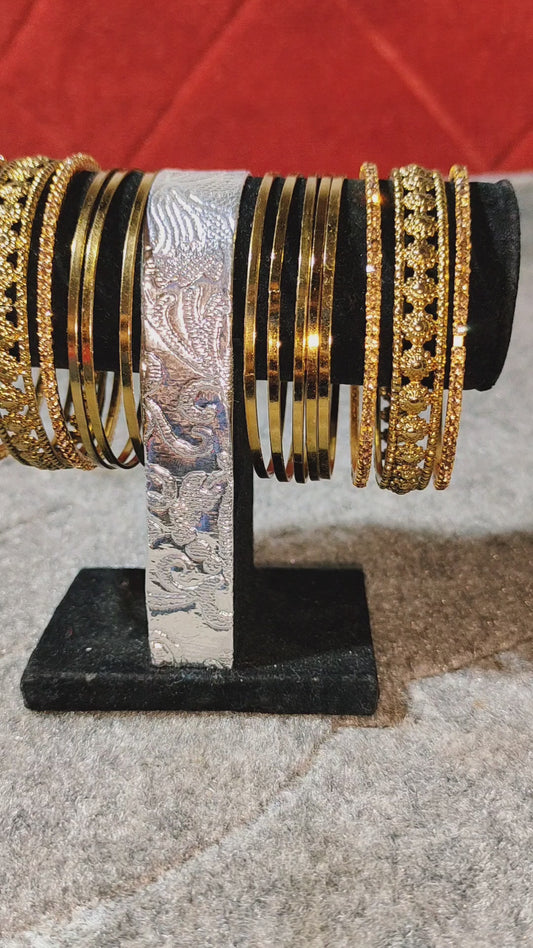 Dainty dozen Bangles and 4 cuffs– Flat 50% Off on Light & Stylish Picks